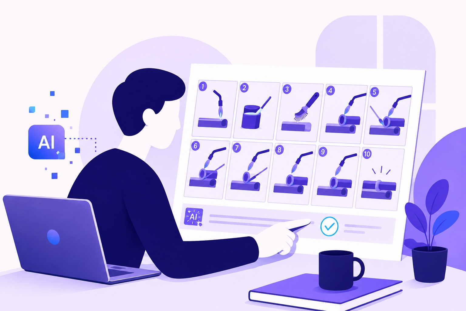 Do teachers have to label AI-generated images and resources?